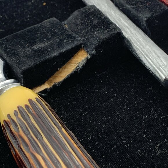 Vintage 1960s King Karver 3-Piece Meat Carving Set – Bakelite Handle – Sheffield - Picture 7 of 11